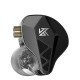 KZ AUDIO EDXS BLACK NO MIC Внутрішньоканальні IEM з потужним басом без мікрофона