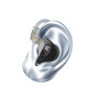 KZ AUDIO EDXS BLACK NO MIC Внутрішньоканальні IEM з потужним басом без мікрофона