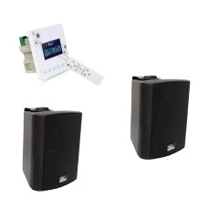 4ALL AUDIO SET 1xA5 2xWALL 420 Black Настенный аудиокомплект для фонового озвучивания