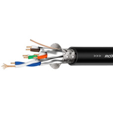 Гибкий кабель категории 6 Roxtone C6AP, 4x2х0.22 кв. мм, вн. диаметр 8 мм, 100 м