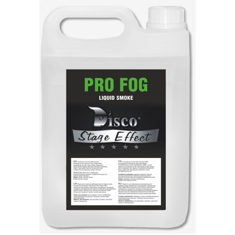 DISCO-EFFECT D-PF Жидкость для дыма Disco Effect D-PF Pro Fog, 5 л
