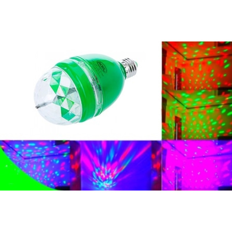 Світловий LED пристрій Crystal RGB 0,5 Вт, синій корпус