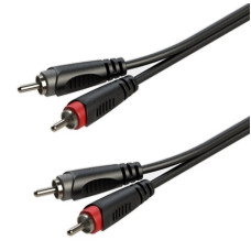 Готовый аудиокабель Roxtone RACC130L1, 2х1x0.14 кв. мм, вн. диаметр 4x8 мм, 1 м