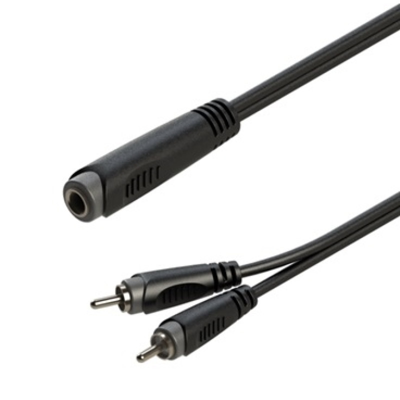 Готовий кабель Roxtone RAYC530L02, 2х1x0.14 кв. мм, вн. діаметр 4x8 мм, 0,2 м