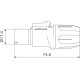 Роз'єм Roxtone RS4FP-HD SPEAKON female (мама)
