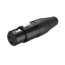 Роз'єм Roxtone RX3FP-BG XLR female (мама)