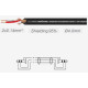 ROXTONE SACC240L15 Готовый аудиокабель Roxtone SACC240L15, 2x0.14 кв. мм, вн. диаметр 4 мм, 1,5 м