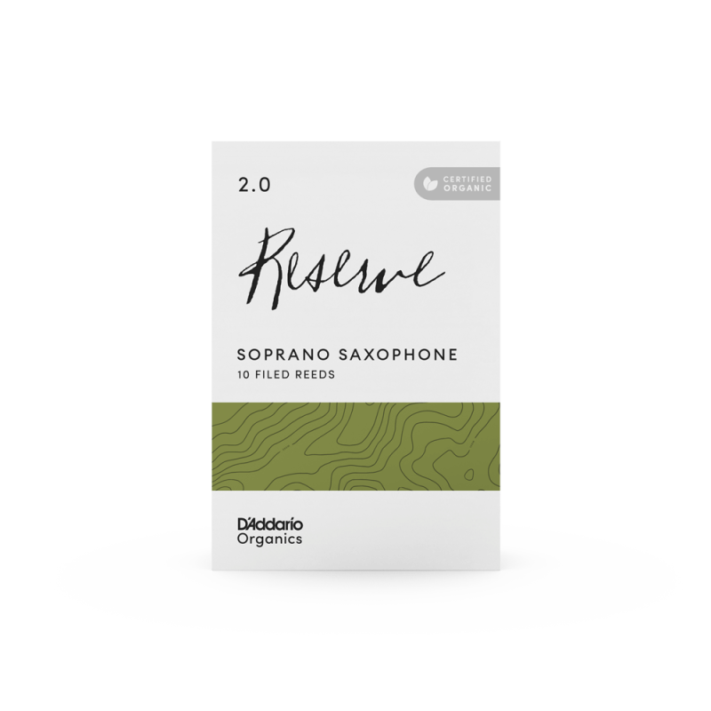 D'ADDARIO Organic Reserve - Soprano Sax #2.0 - 10 Pack