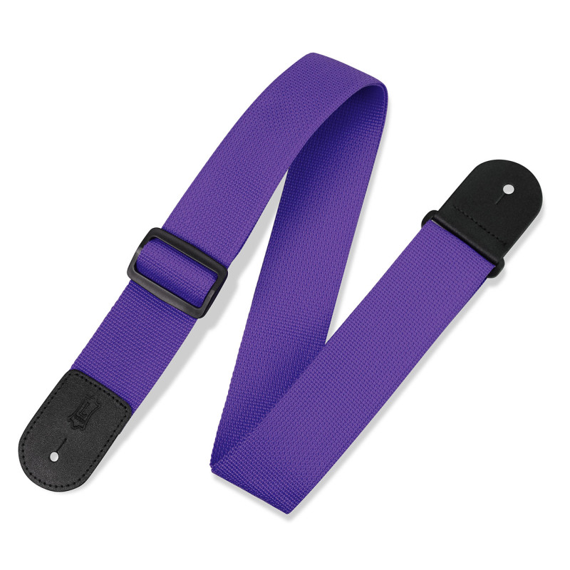 LEVY'S M8POLY-PRP CLASSICS SERIES POLYPROPYLENE GUITAR STRAP (PURPLE) Ремінь для гітари