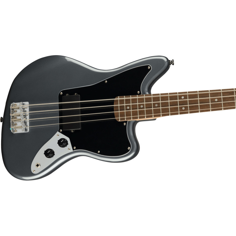 SQUIER by FENDER AFFINITY SERIES JAGUAR BASS LR CHARCOAL FROST METALLIC Бас-гітара