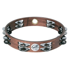 GON BOPS WOOD TAMBOURINE DOUBLE ROW JINGLES