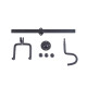ROCKSTAND RS20932 Ukulele Wall Hanger, horizontal