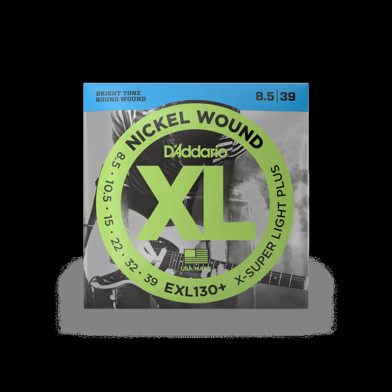 D‘ADDARIO EXL130+ XL NICKEL WOUND EXTRA SUPER LIGHT PLUS (08.5-39) Струни для електрогітари