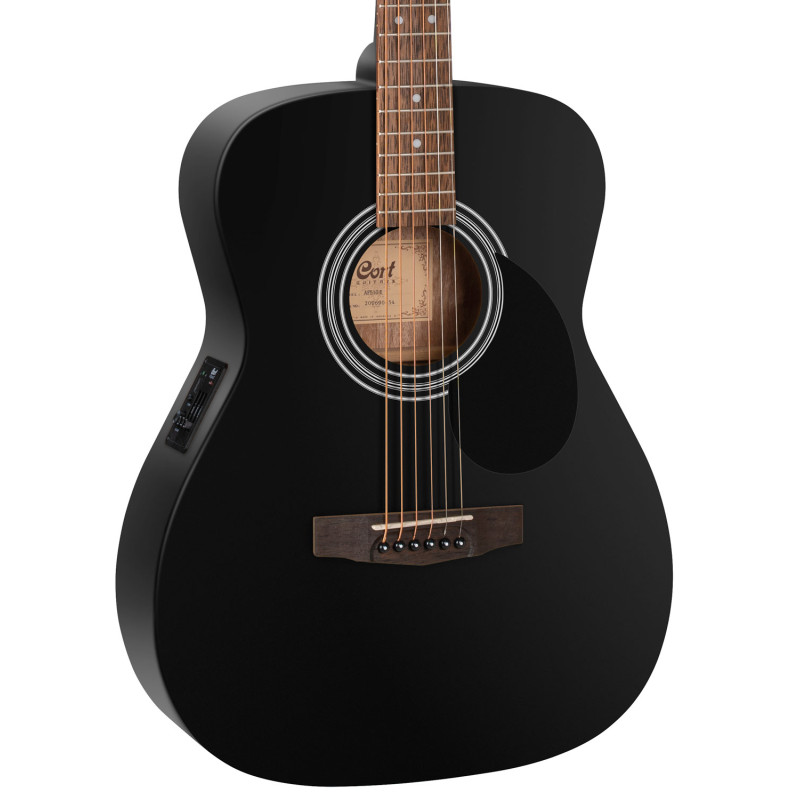 CORT AF510E (Black Satin) Акустична гітара