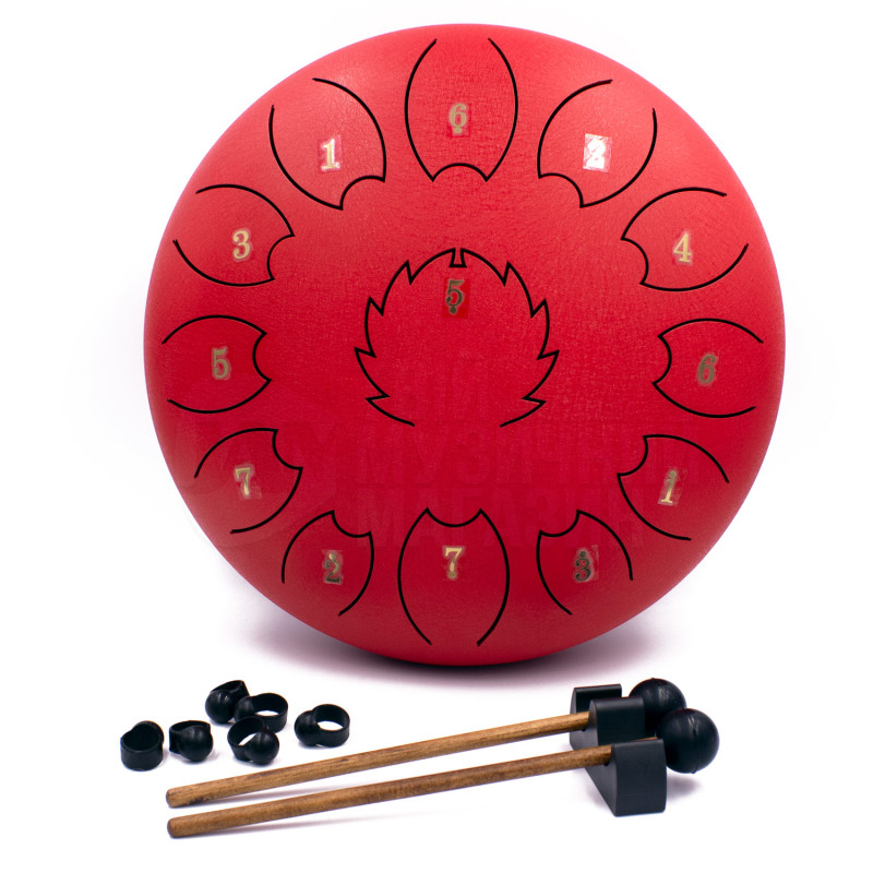 FZONE STD12I13N Red STEEL TONGUE DRUM Глюкофон