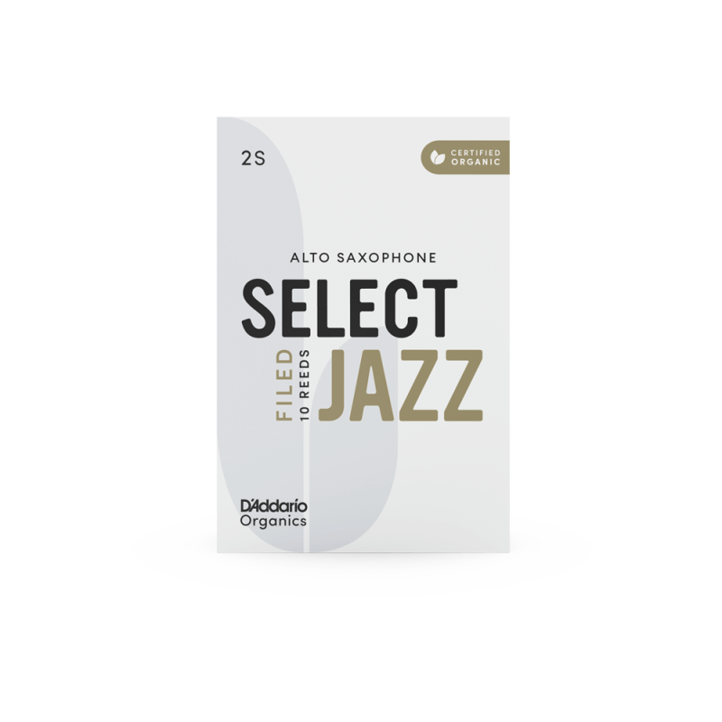 D'ADDARIO Organic Select Jazz - Alto Sax Filed 2S - 10 Pack