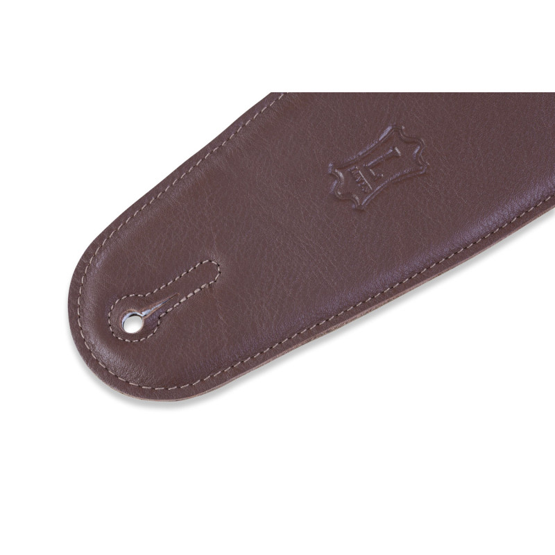 LEVY'S M4GF-BRN CLASSICS SERIES PADDED GARMENT LEATHER BASS STRAP (BROWN) Ремінь для гітари