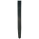 D`ADDARIO 25LS00-DX Deluxe Leather Guitar Strap (Black with Contrast Stitch)