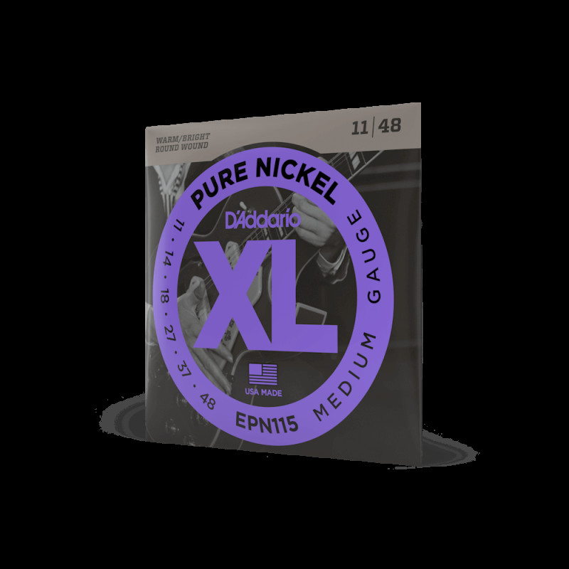 D’ADDARIO EPN115 XL PURE NICKEL BLUES/JAZZ ROCK (11-48) Струны для электрогитары