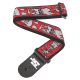 D`ADDARIO JOE SATRANI WOVEN GUITAR STRAP (Up in Flames)