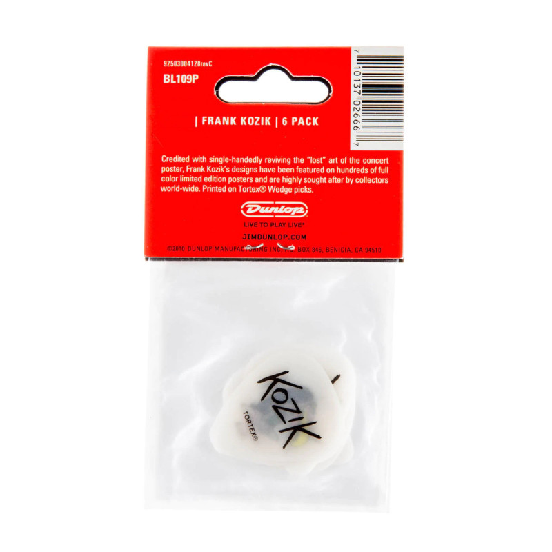 DUNLOP FRANK KOZIK PICK .73MM Медіатори