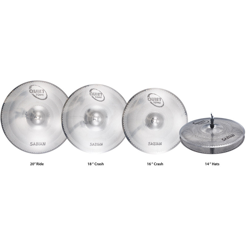 SABIAN QTPC504 Quiet Tone Practice Cymbals Set Комплект тарелок