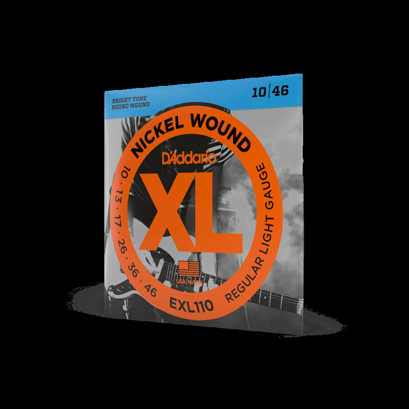 D‘ADDARIO EXL110 XL NICKEL WOUND REGULAR LIGHT (10-46) Струни для електрогітари