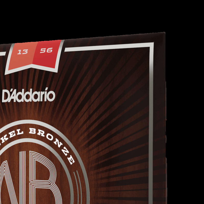 D‘ADDARIO NB1356 NICKEL BRONZE MEDIUM (13-56) Струни для акустичної гітари