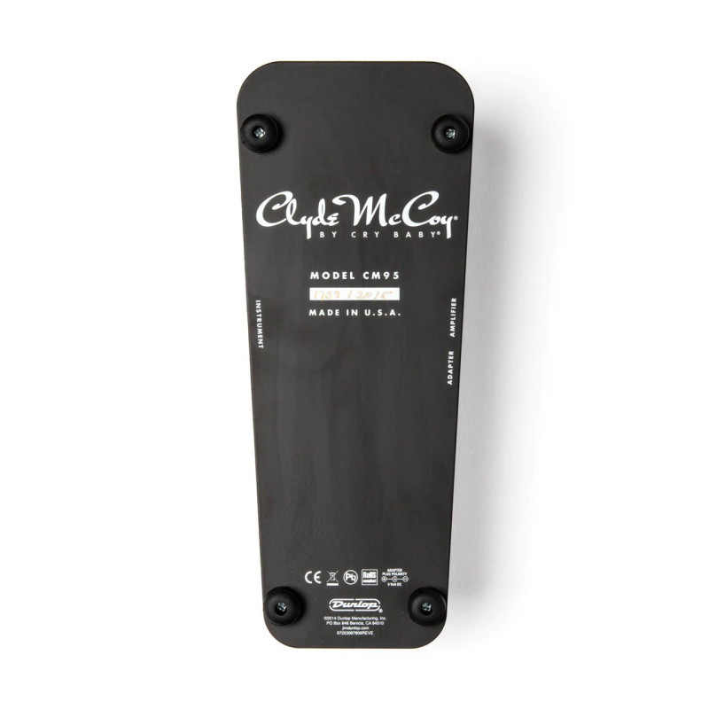 DUNLOP CLYDE MCCOY CRY BABY WAH Педаль ефектів