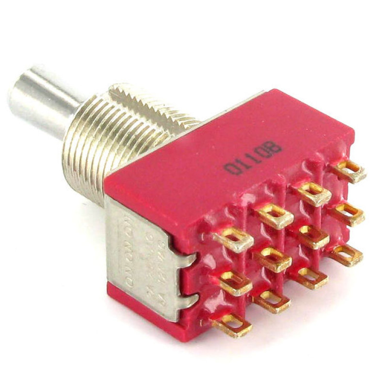 DIMARZIO EP1111 4PDT PICKUP SELECTOR SWITCH - 3 POSITION (ON/ON/ON)