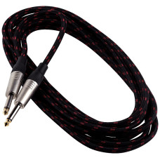 ROCKCABLE RCL30209D7 TC C/Black Instrument Cable - Black Tweed (9m)