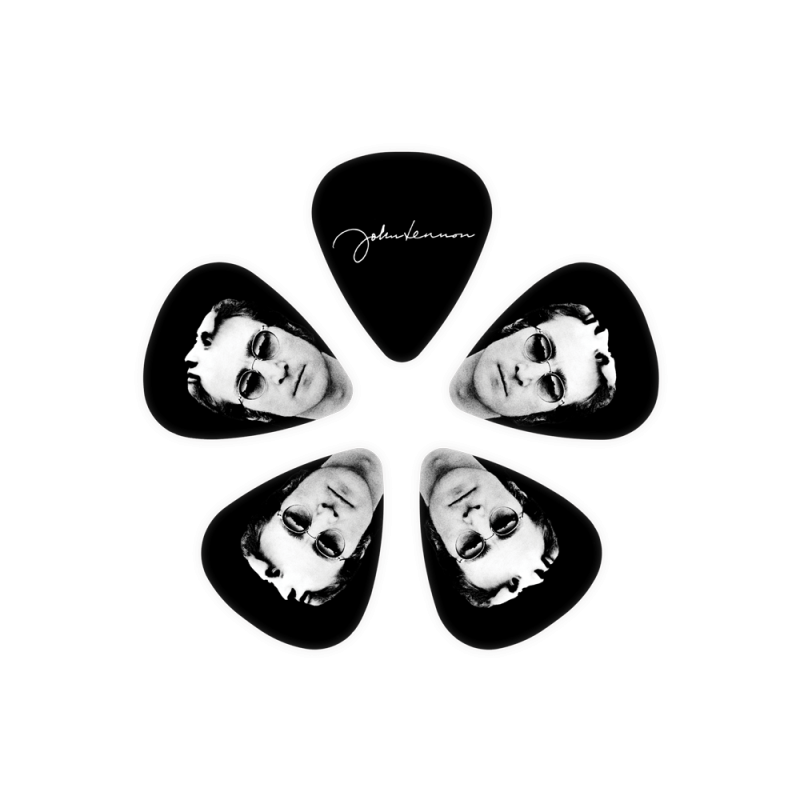 D'ADDARIO JOHN LENNON MIND GAMES GUITAR PICKS Medium Gauge (.70mm), 10-Pack
