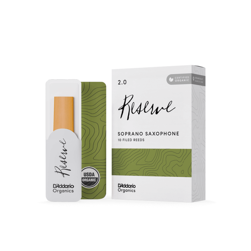 D'ADDARIO Organic Reserve - Soprano Sax #2.0 - 10 Pack