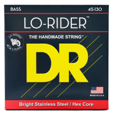 DR STRINGS LO-RIDER Bass - Medium - 5-String (45-130) Струни для бас-гітари