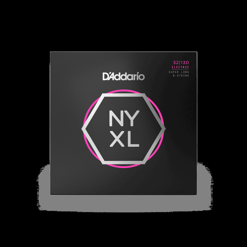 D‘ADDARIO NYXL32130SL NYXL BASS REGULAR LIGHT 6-STRING / Super Long Scale (32-130) Струни для бас-гітари