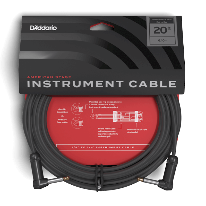 D`ADDARIO PW-AMSGRR-20 American Stage, Right-to-Right (6m)