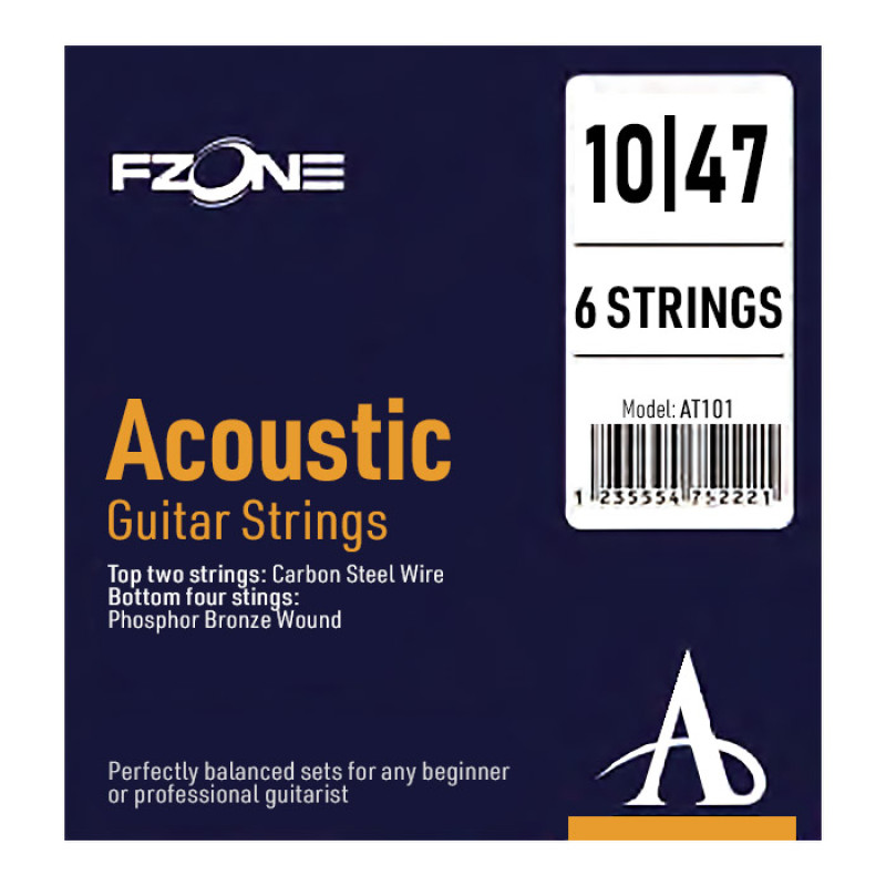 FZONE AT101 ACOUSTIC BRONZE (10-47) Струни для акустичної гітари