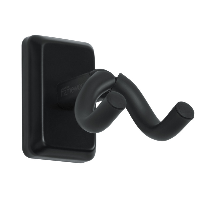 GATOR FRAMEWORKS GFW-UKE-HNGRBLK Wall Mount Ukulele/Mandolin Hanger (Black)