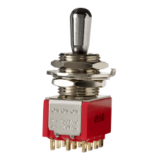 DIMARZIO EP1111 4PDT PICKUP SELECTOR SWITCH - 3 POSITION (ON/ON/ON)
