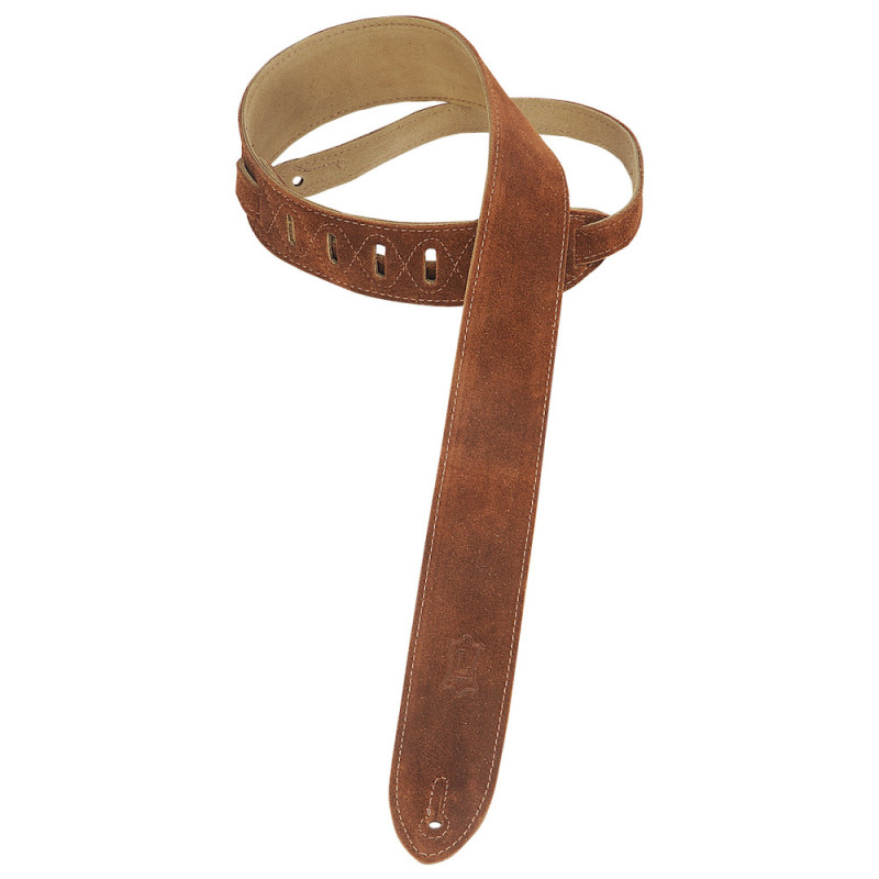 LEVY'S MS12-BRN CLASSICS SERIES SUEDE GUITAR STRAP (BROWN) Ремінь для гітари