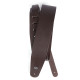 D`ADDARIO 25L01-DX DELUXE LEATHER GUITAR STRAP (BROWN)