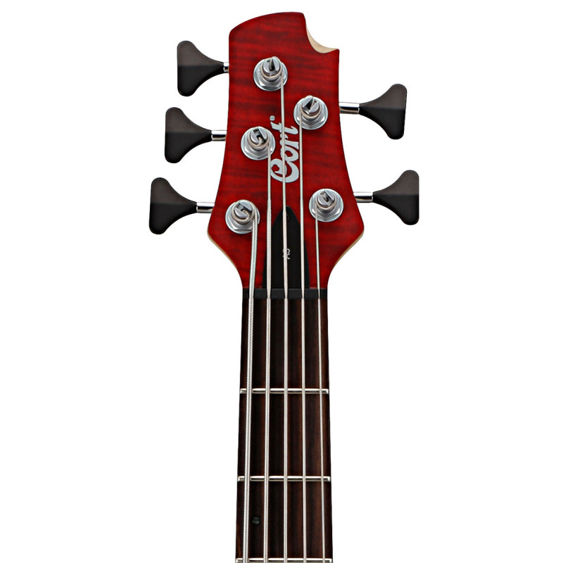 CORT A5 Plus FMMH (Open Pore Black Cherry) Бас-гітара
