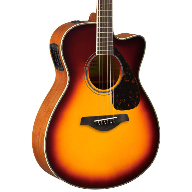 YAMAHA FSX820C (Brown Sunburst) Електро-акустична гітара