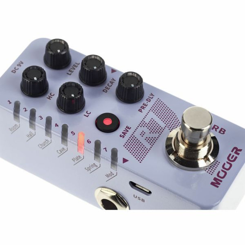 MOOER R7 Reverb Педаль ефектів