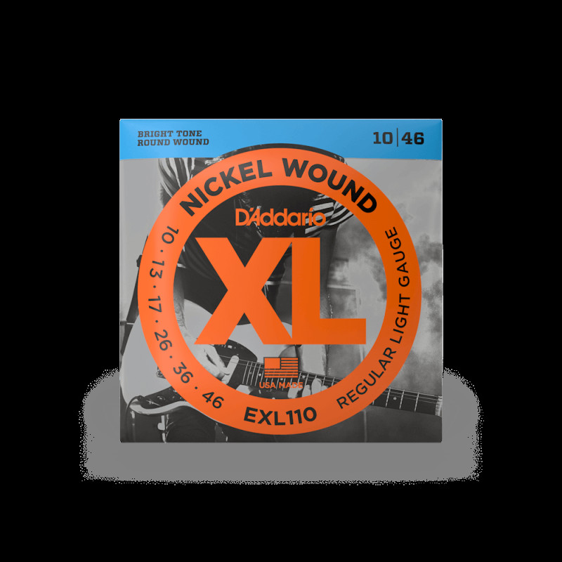 D‘ADDARIO EXL110 XL NICKEL WOUND REGULAR LIGHT (10-46) Струни для електрогітари