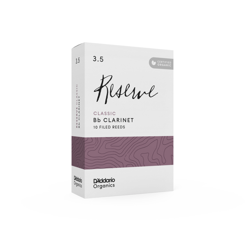 D`ADDARIO Organic Reserve Classic Bb Clarinet #3.5 - 10 Box