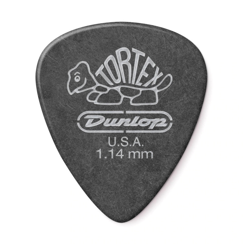 DUNLOP TORTEX PITCH BLACK STANDARD PICK 1.14MM Медіатори