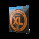 D‘ADDARIO EXL160BT XL NICKEL WOUND BALANCED TENSION BASS MEDIUM (50-120) Струни для бас-гітари