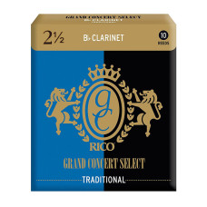 D`ADDARIO Grand Concert Select - Bb Clarinet #2.5 - 10 Pack
