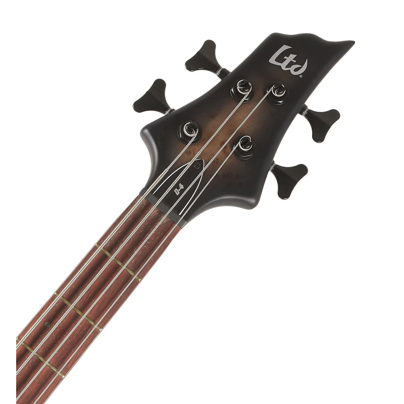 LTD D-4 (BLACK NATURAL BURST SATIN)